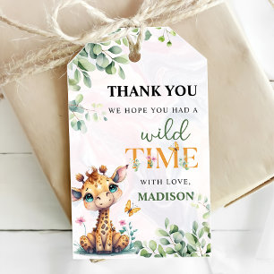 Etiqueta Para Presente Safari Jungle Animal Birthday