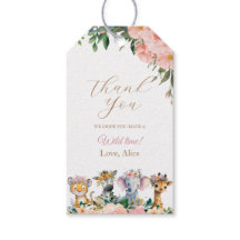 Safari Thank You Favor Jungle Zoo Party Animals