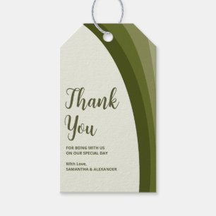 Etiqueta Para Presente Sage Green Boho Rainbow Casamento Obrigado A Favor