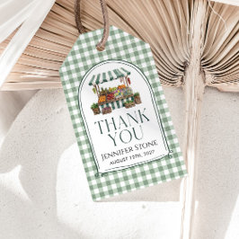 Etiqueta Para Presente Sage Green Bridal Shower 