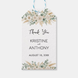 Etiqueta Para Presente Sage Green Eucalyptus Wedding Tags