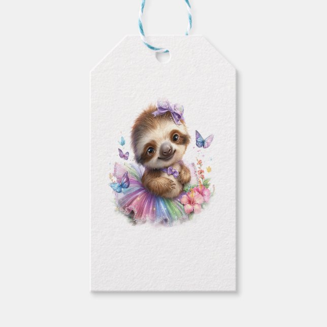 Etiqueta Para Presente Saia Safari Rainbow Summer (Frente)
