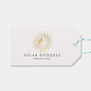 Etiqueta Para Presente Salão de beleza Tanning do pulverizador do