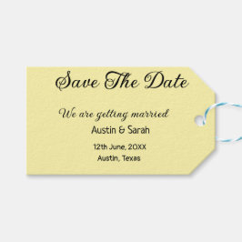 Etiqueta Para Presente Salvar o texto moderno do site de casamento QR da