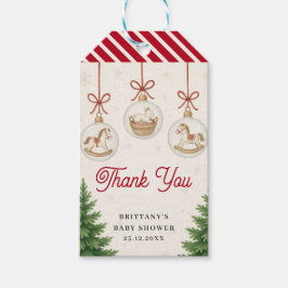 Etiqueta Para Presente Santa Baby Chuveirinho de Bolhas de Natal