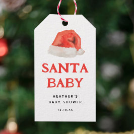 Etiqueta Para Presente Santa Baby Festa de Bebê Vintage Natal