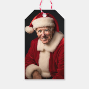 Etiqueta Para Presente Santa Claus Joe Biden