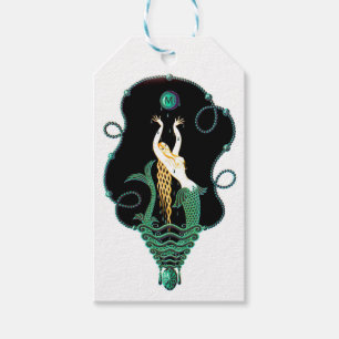 Etiqueta Para Presente Sapphire Setembro Birthstone Mermaid Siren