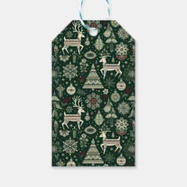 Etiqueta Para Presente Scandinavian Christmas Time