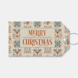 Etiqueta Para Presente Scandinavian Deer Holiday