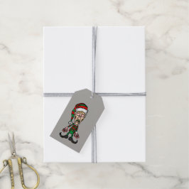 Etiqueta Para Presente Scary Felry Christmas Elf