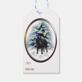 Etiqueta Para Presente Schipperke Christmas