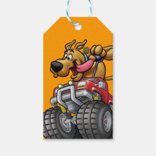 Etiqueta Para Presente Scooby Doo-Monster Truck