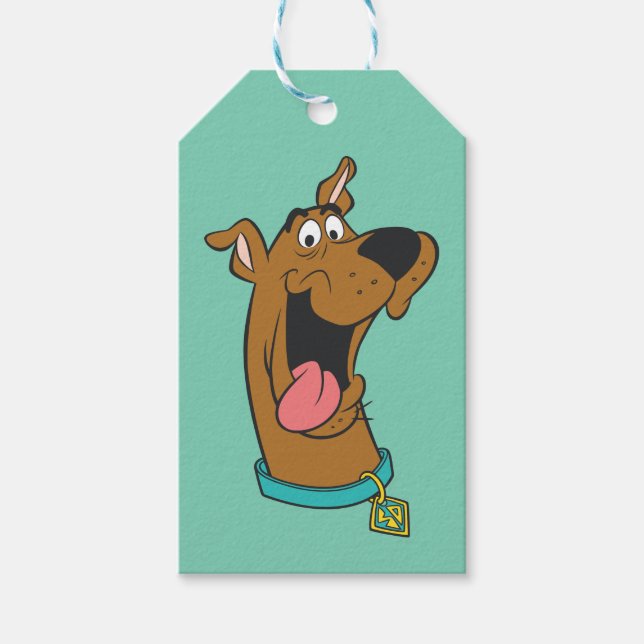 Etiqueta Para Presente Scooby-Doo Tongue Out (Frente)