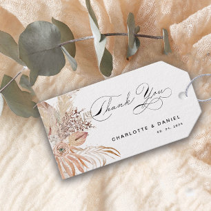 Etiqueta Para Presente Script de Caligrafia Boho Moderno Caprichoso