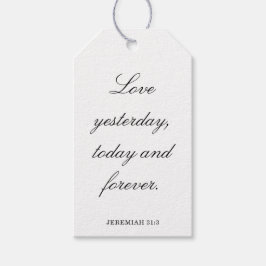 Etiqueta Para Presente Scripture Wedding Centerpiece, Bridal Shower Decor