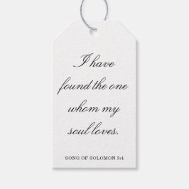 Etiqueta Para Presente Scripture Wedding Centerpiece, Bridal Shower Decor