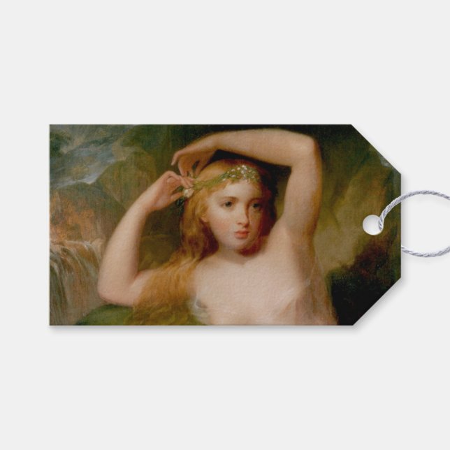 Etiqueta Para Presente Sea Nymph (por Thomas Sully) (Frente (horizontal))