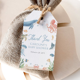 Etiqueta Para Presente Sea You Soon Under the Sea Baby Shower