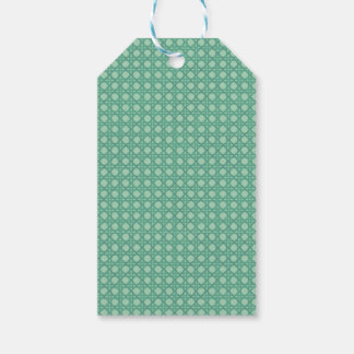 Etiqueta Para Presente Seafoam Rattan Gift Tag