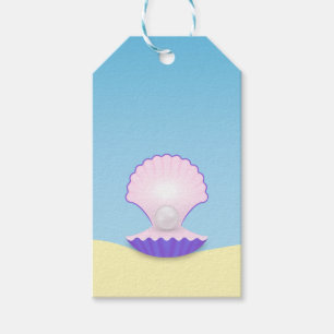 Etiqueta Para Presente Seashell Delicado