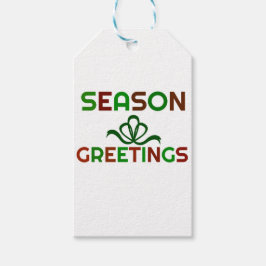 Etiqueta Para Presente Seasons Saudações