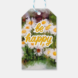 Etiqueta Para Presente Seja feliz