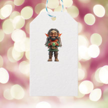 Seja Feliz Natal Elf Brancos Dicas do Presente