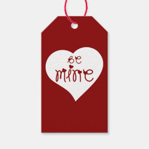 Etiqueta Para Presente Seja Meu Amor Corações Tag de Presente do Dia dos
