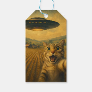 Etiqueta Para Presente Selfie De Gato Com Presentes De Gato Engraçado De 