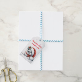 Etiqueta Para Presente Selo de Natal Fofo