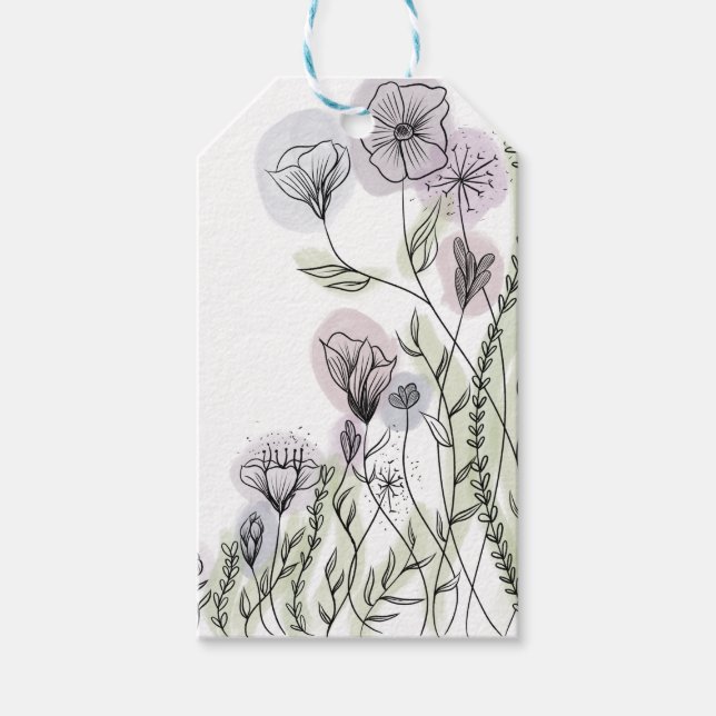 Etiqueta Para Presente Selvagens Clássicas (Frente)