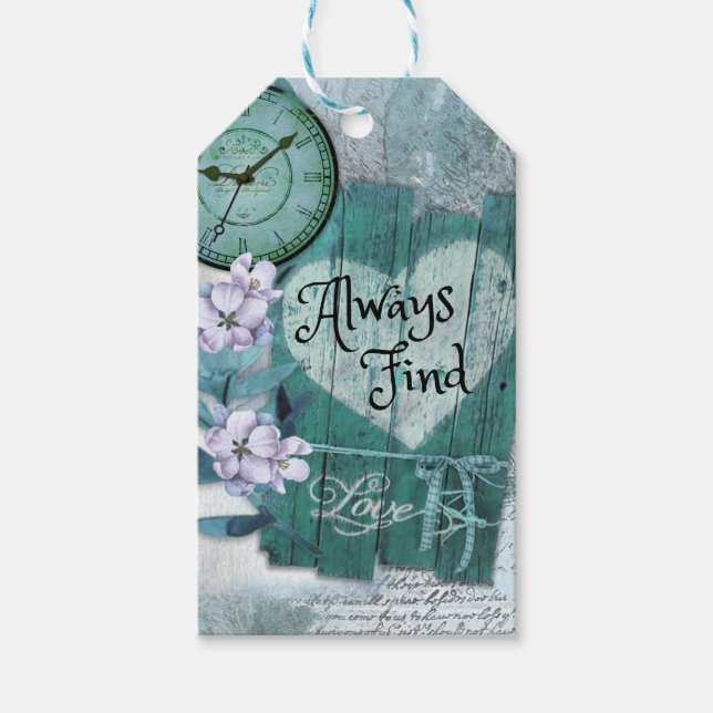 Etiqueta Para Presente Sempre Encontrar Amor (Frente)
