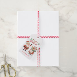 Etiqueta Para Presente Senhora Natal Sra. Papai Noel Feliz Natal