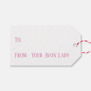 Etiqueta Para Presente Senhora Presente Tag de Avon