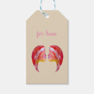 Etiqueta Para Presente Senhoras Rosa, Gemini Watercolor