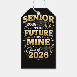 Etiqueta Para Presente Senior 2026 – The Future is Mine