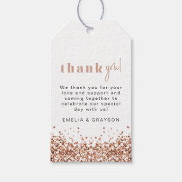 Etiqueta Para Presente Sequências Douradas da REGINA Rosa Obrigado Etique