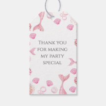 Sereia Cor-de-rosa com Festa de aniversário