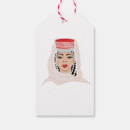 Etiqueta Para Presente Seu Espírito É tão Forte quanto a Terra de onde el