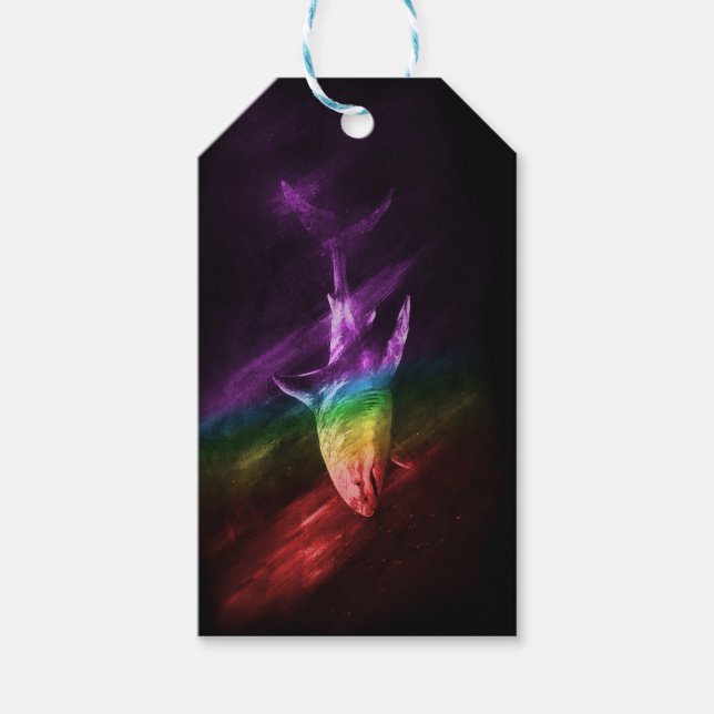 Etiqueta Para Presente Shark Pride (Frente)