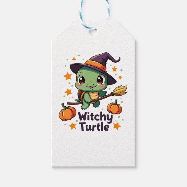 Etiqueta Para Presente Shell Witch Turtle (Frente)