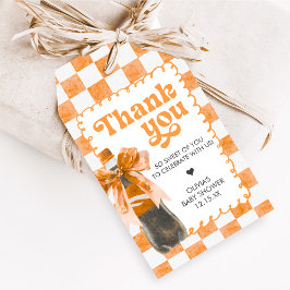 Etiqueta Para Presente She's Ready to Pop Baby Shower Favor Tags