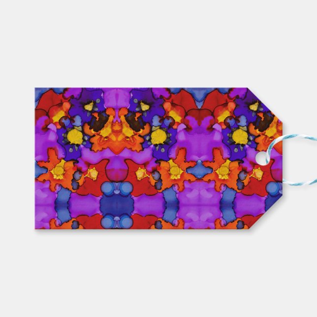 Etiqueta Para Presente Show de Palhaços (Frente (horizontal))