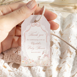 Etiqueta Para Presente Silly Goose Flower Girl Baby Shower Thank You