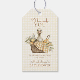 Etiqueta Para Presente Silly Goose Lemon Baby Shower Thank You