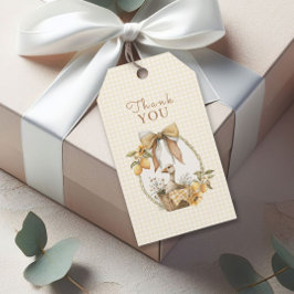 Etiqueta Para Presente Silly Goose Lemon Watercolor Baby Shower Thank You