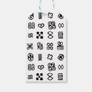 Etiqueta Para Presente Símbolos africanos Adinkra