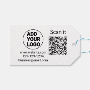 Etiqueta Para Presente Simples código q r adicionar logotipo nome de códi