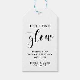 Etiqueta Para Presente Simples Deixe O Amor Brilhar O Favor Da Vela